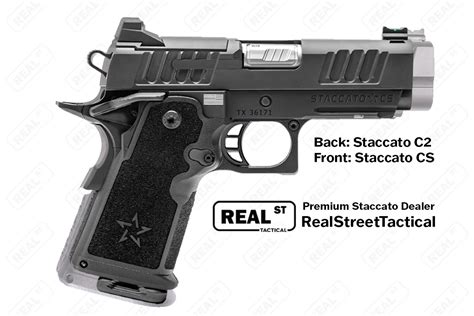 <b>Staccato</b> recently debuted the newest member of its pistol line, the <b>CS</b>! Made for concealed carry, the <b>CS</b> boasts a thinner grip that's narrower than all the other pistols in the <b>Staccato</b> line. . Staccato cs vs c2